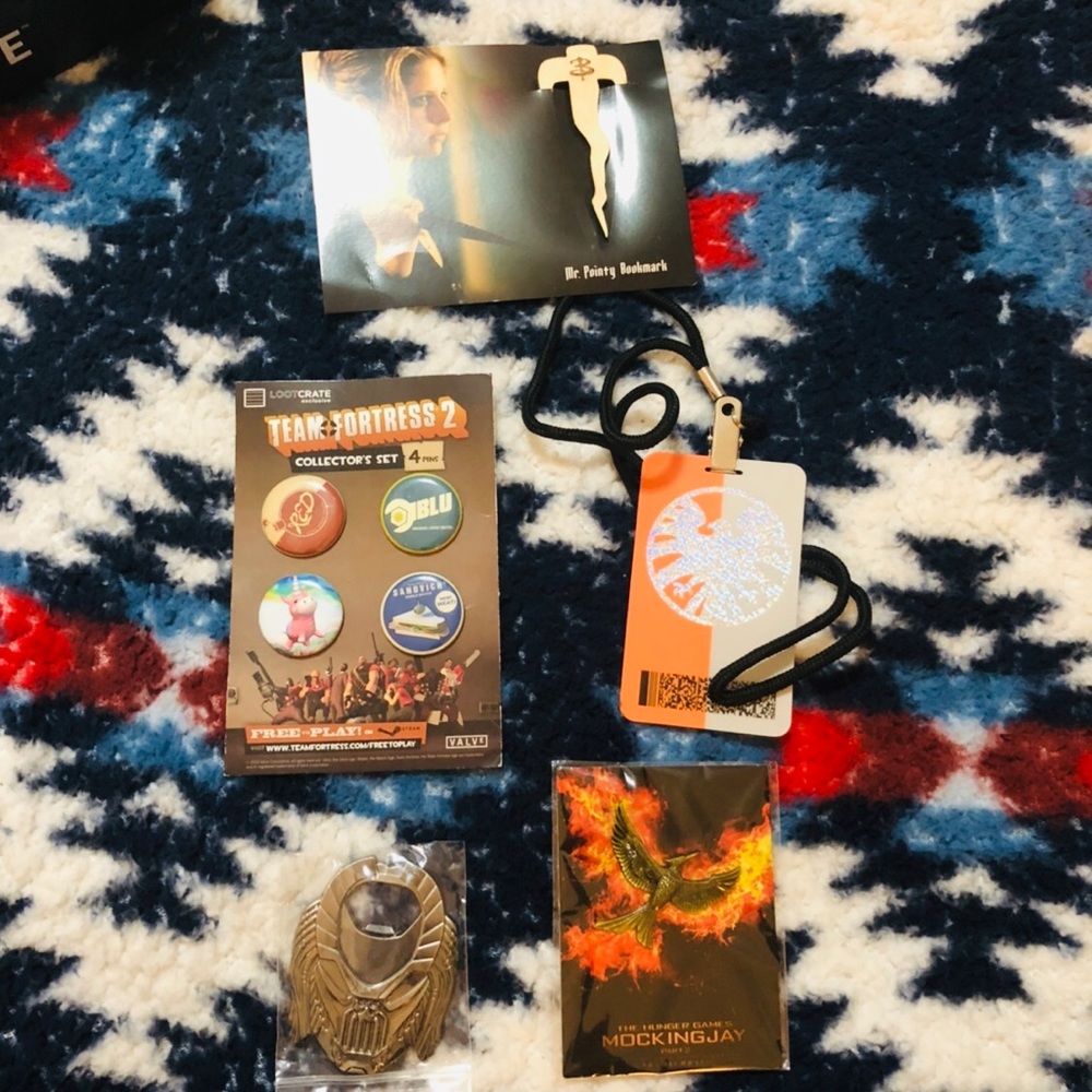 Hunger games mocking Jay pin